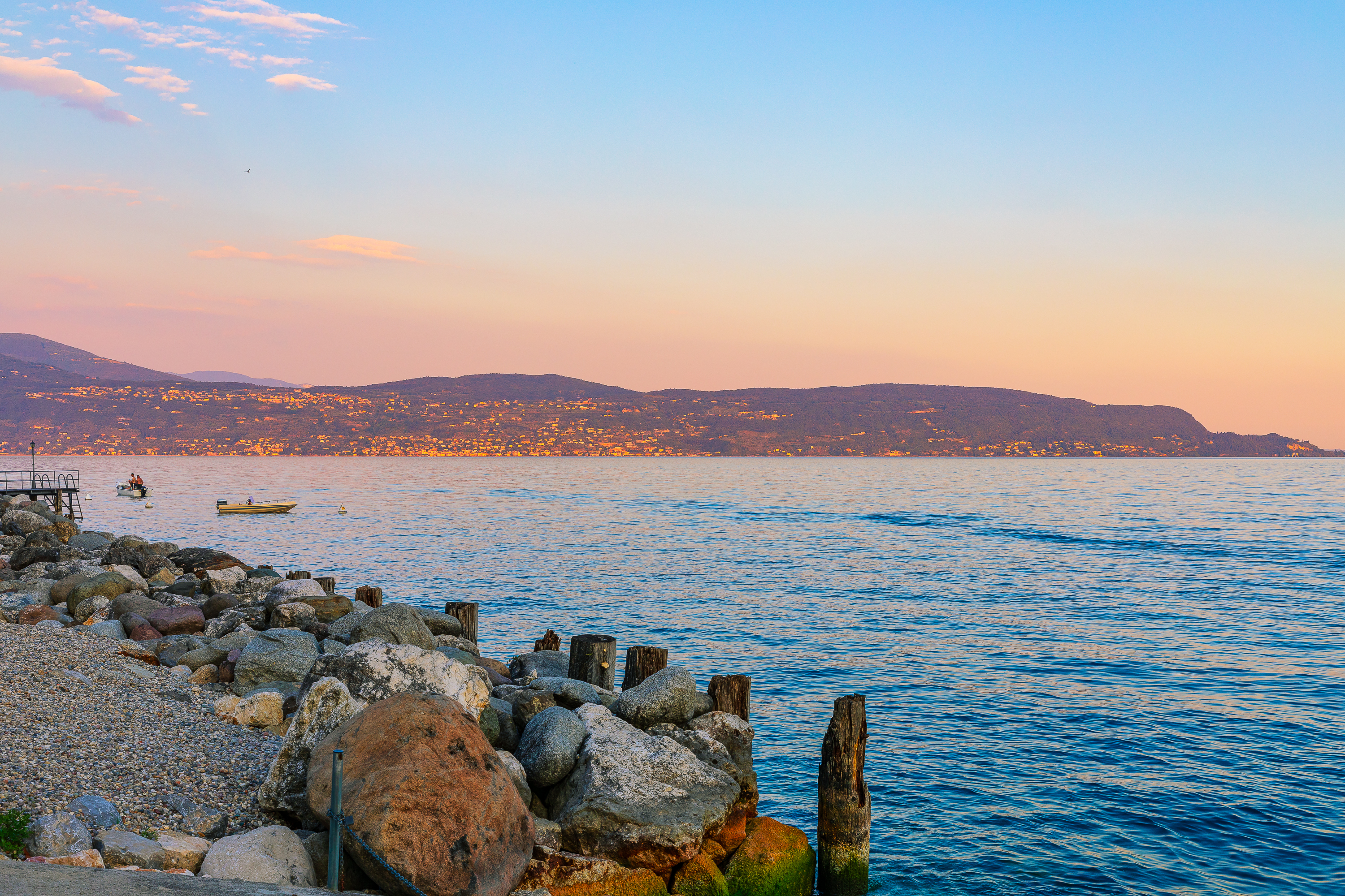Sonnenuntergang in Maderno
